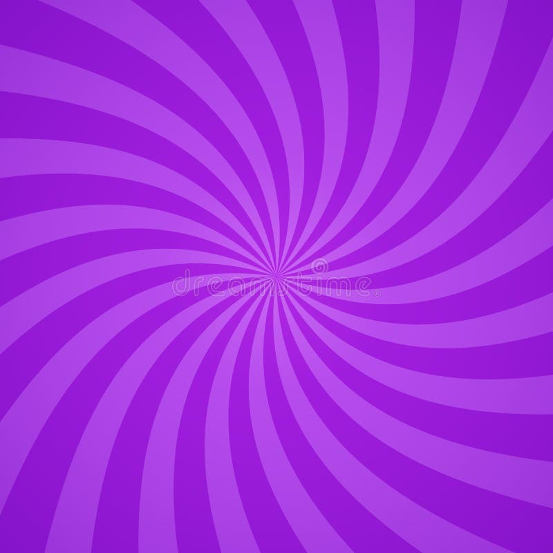 Swirling radial purple pattern background. Vector illustration