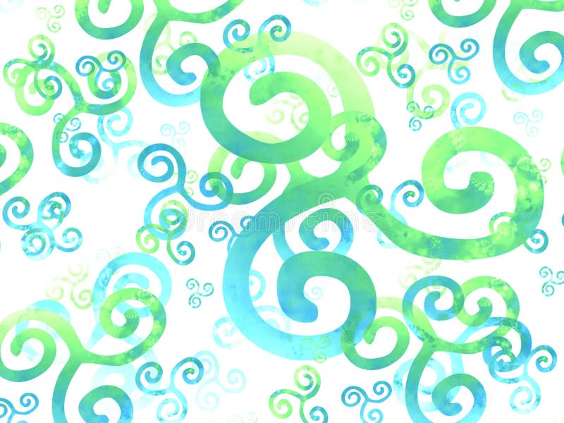 Swirls Curls Spirals Pattern