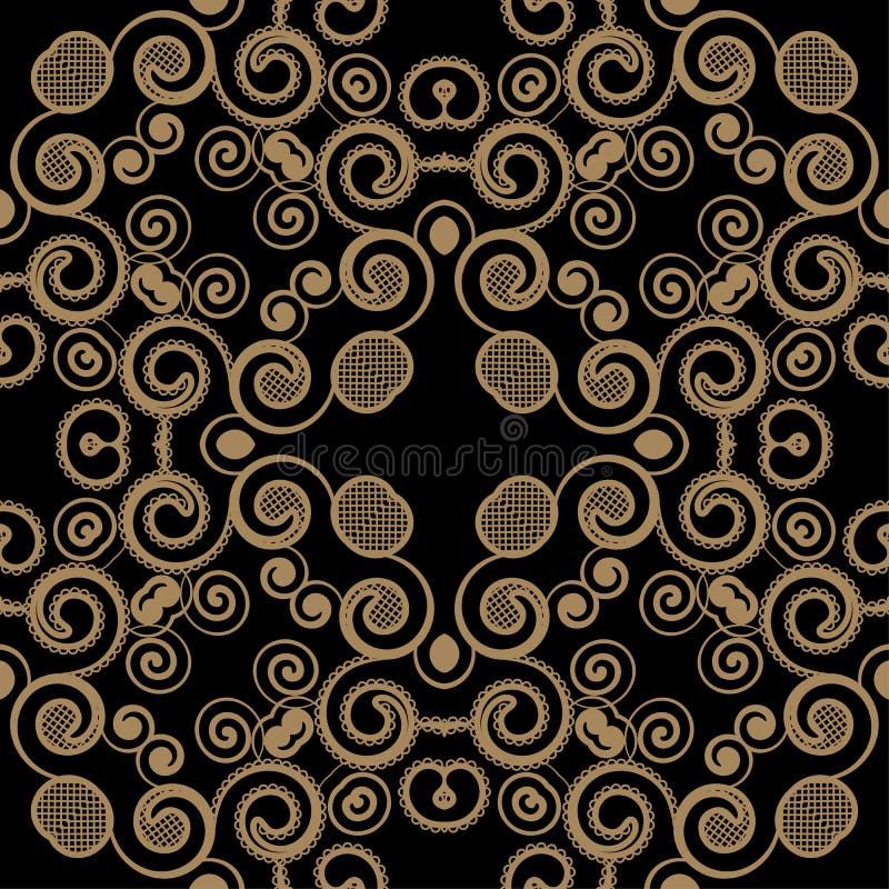 Swirly seamless pattern