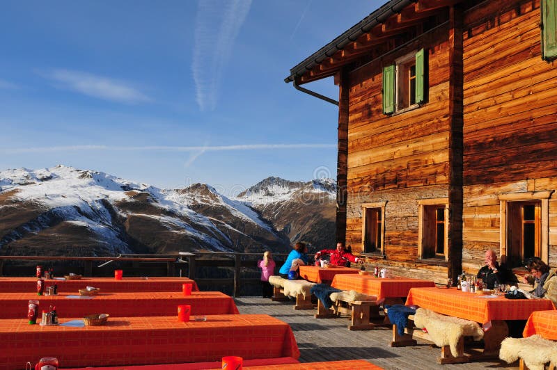 Swiss Alps: Due to the global climate change the permafrost and royalty free stock photo
