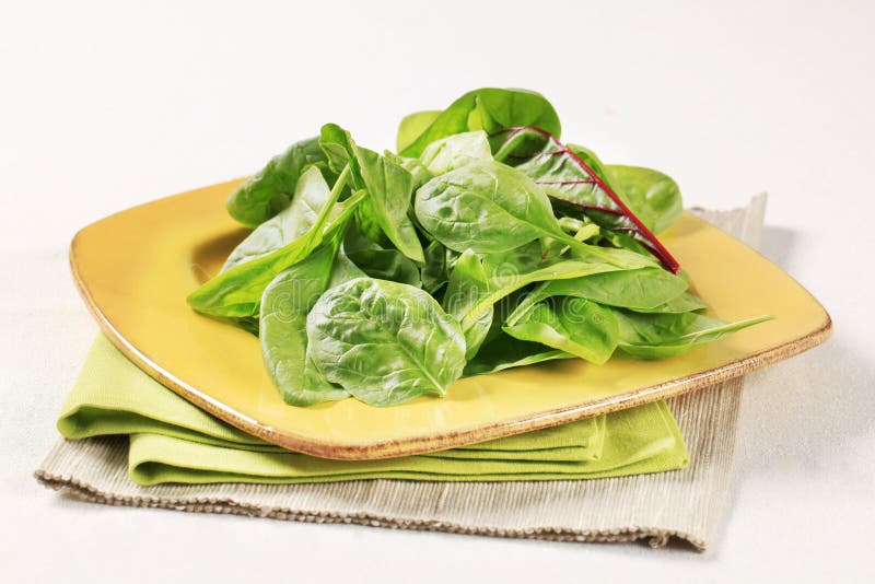 Swiss chard leaves