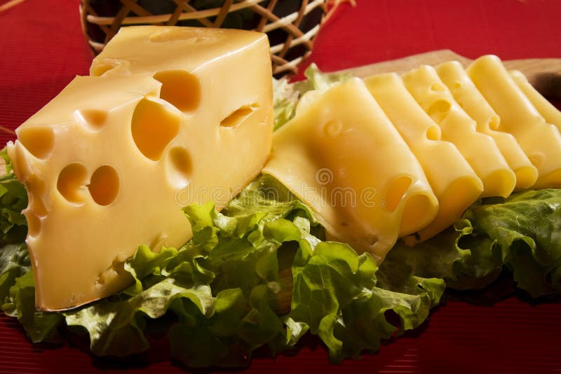 Swiss cheese stock photos