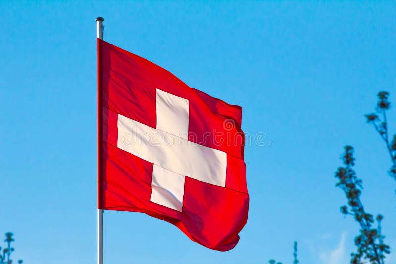 Swiss Confederation, Switzerland national flag stock images Swiss Confederation, Switzerland national flag stock images