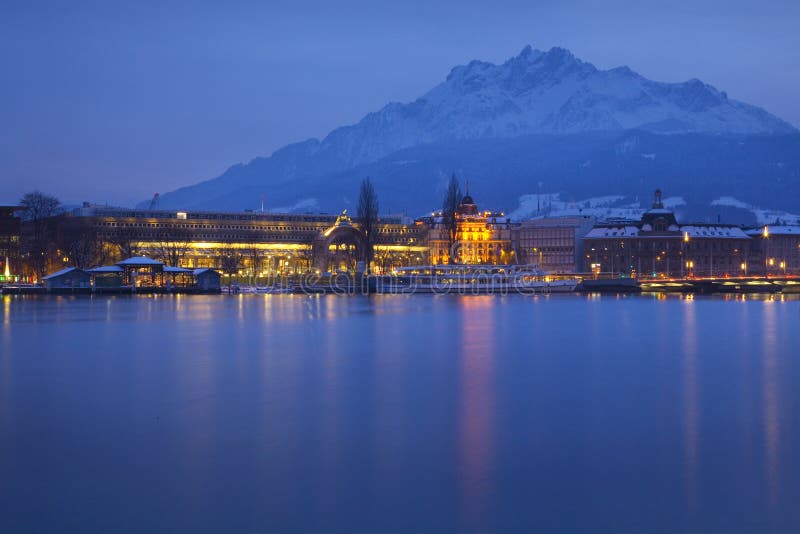 Swiss lake view