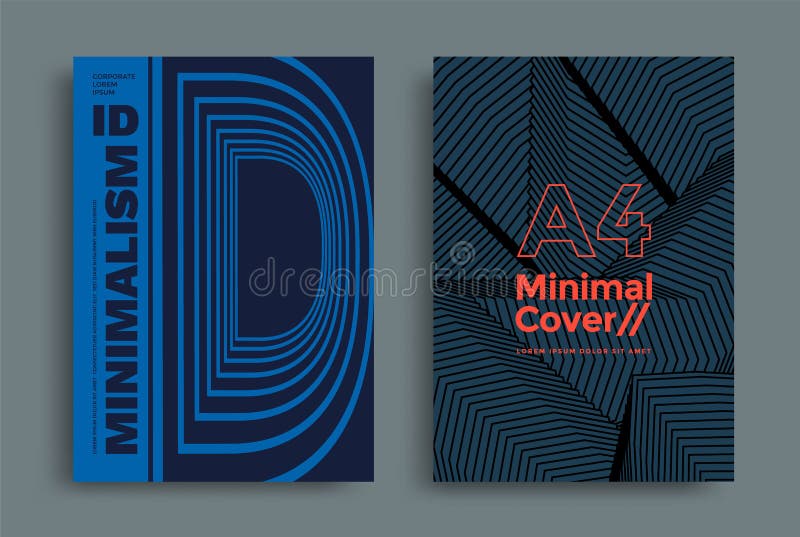 Swiss modern geometric poster template. royalty free illustration