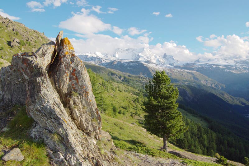 Swiss mountain landscape