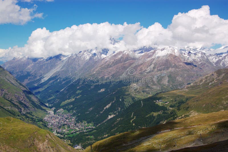 Swiss mountain landscape