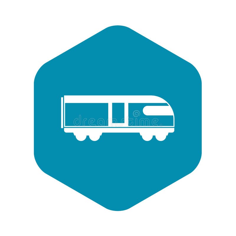Swiss mountain train icon, simple style vector illustration Swiss mountain train icon, simple style vector illustration