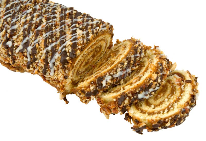 Swiss roll royalty free stock photography