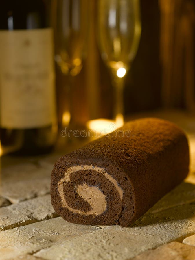 Swiss Roll royalty free stock photography