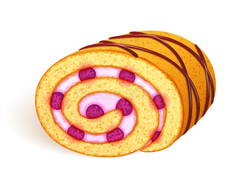 Swiss-roll illustration vector illustration
