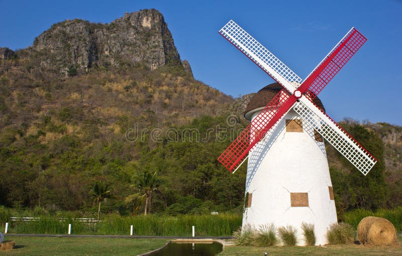 Swiss sheep farm windmill10