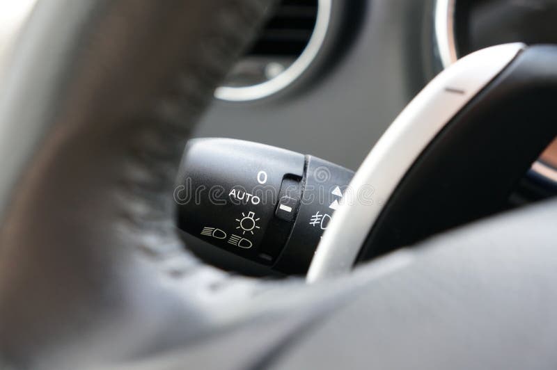 Switch for lights stock photo. Image of automotive, automatic 79910014