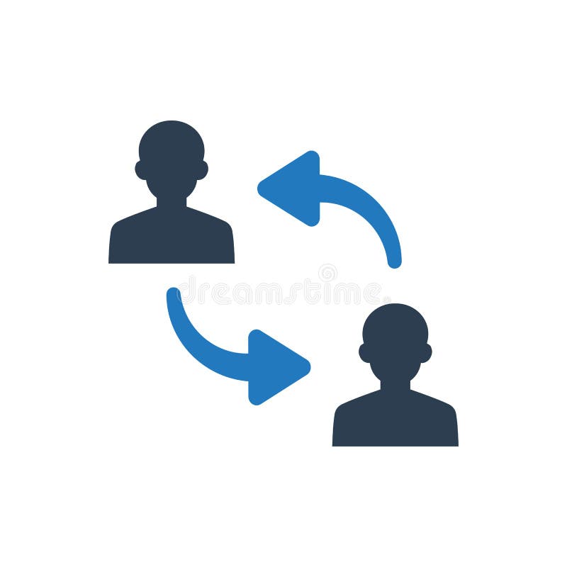 User switching. Значок переговора. Отношения с потребителем пиктограмма.