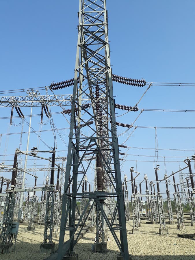 Switch Yard of a Thermal Power Plant Stock Photo Image of environment
