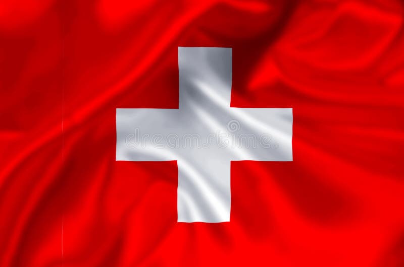 Switzerland flag illustration