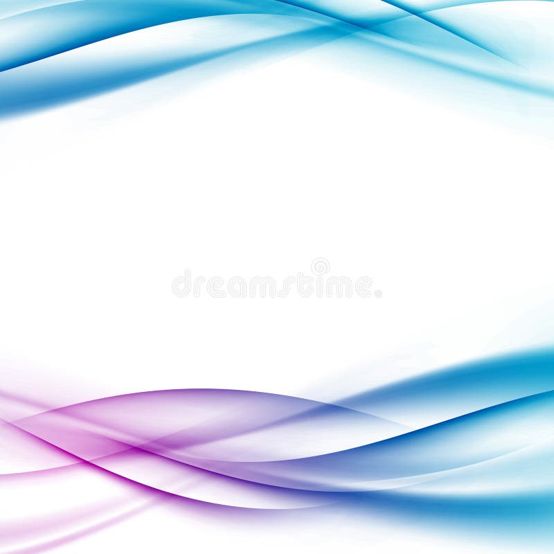 Swoosh certificate bright tech modern wave royalty free illustration