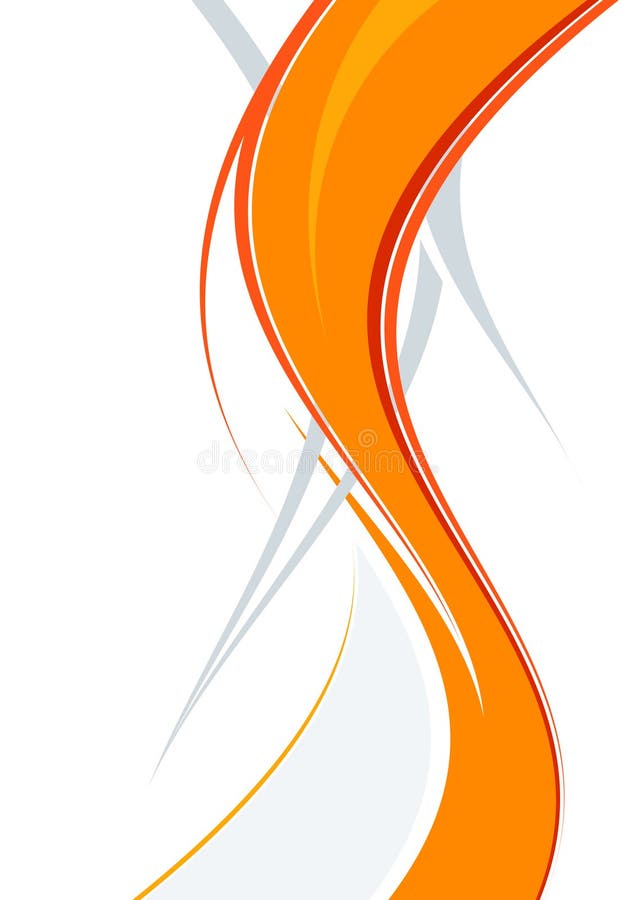 Swoosh rouge et orange illustration stock Swoosh rouge et orange illustration stock