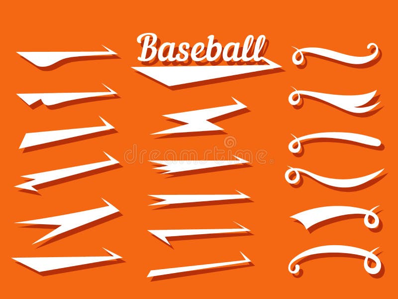 Text Tail Swoosh Swash Vintage Retro Style School Team Game 