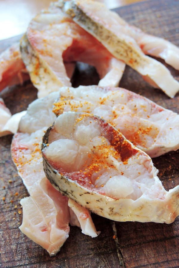 Swordfish Steaks with Spices Stock Photo Image of dish, fillet 83862550