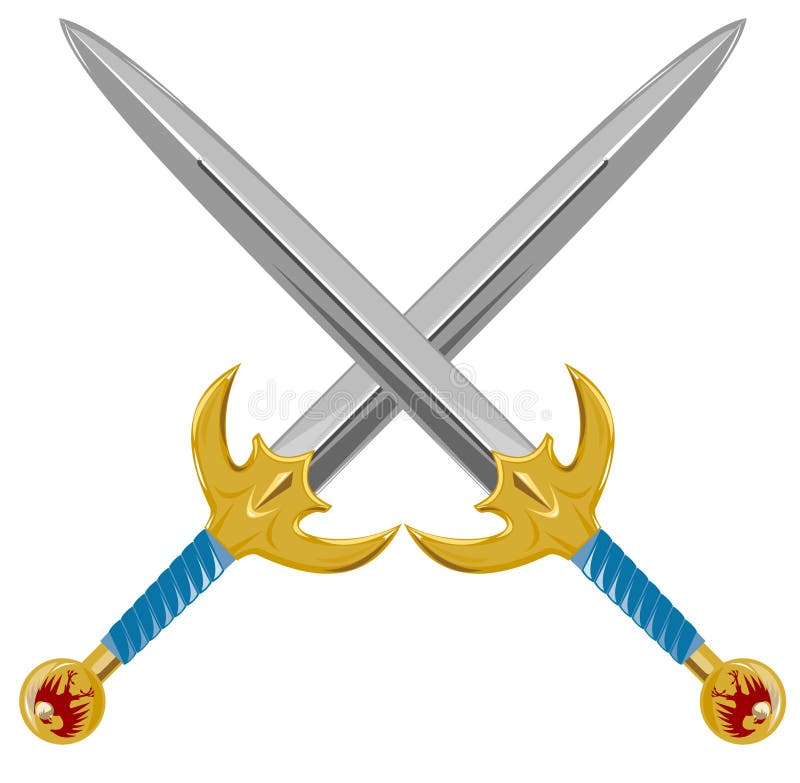 Swords Crossed Royalty Free Stock Photography - Image: 5629447