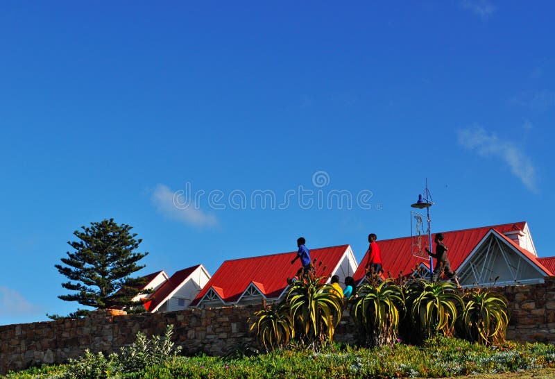 Sydafrika trädgårdrutt, Port Elizabeth arkivbilder
