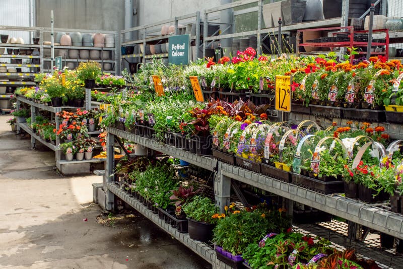 Aisle at The Home Depot hardware store. The Home Depot is the