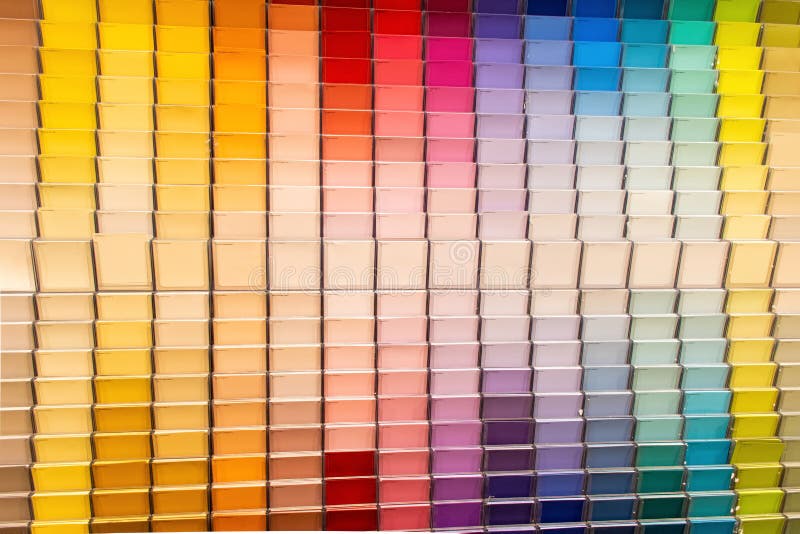 Paint Swatches Color Samples on Display at Bunnings Warehouse Store ...