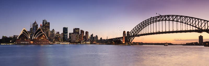 Sydney CBD de Kirribilli Panor determinado imagen de archivo Sydney CBD de Kirribilli Panor determinado imagen de archivo
