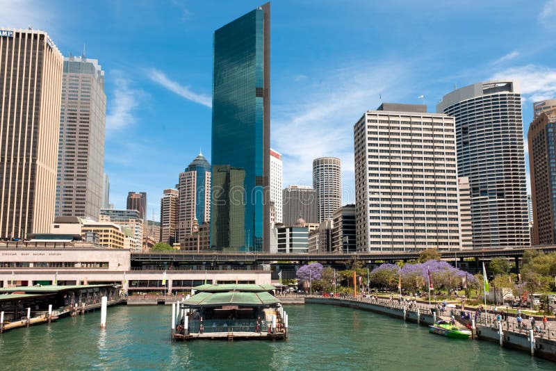 Sydney Circular Quay-station stock fotografie Sydney Circular Quay-station stock fotografie