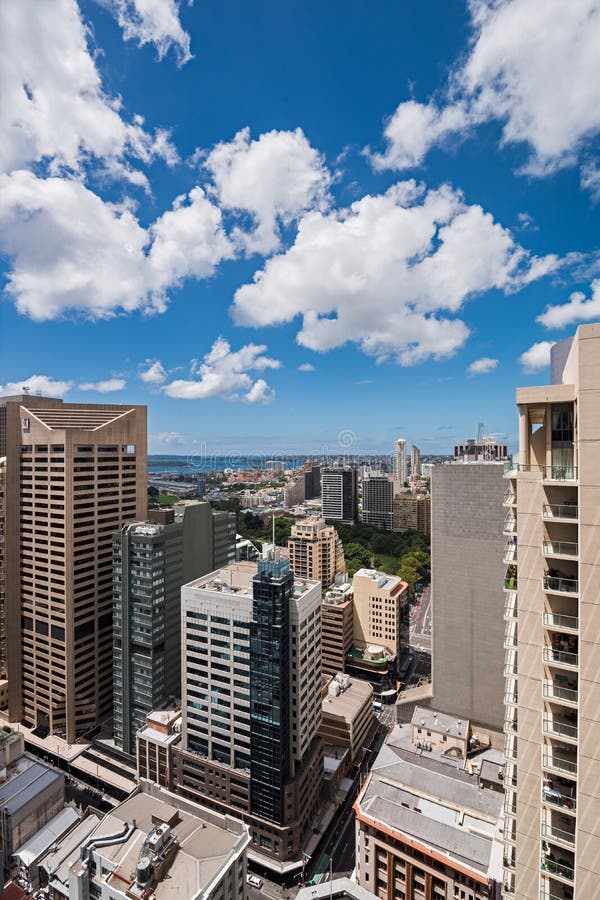 Sydney city and bay from height royalty free stock photos Sydney city and bay from height royalty free stock photos
