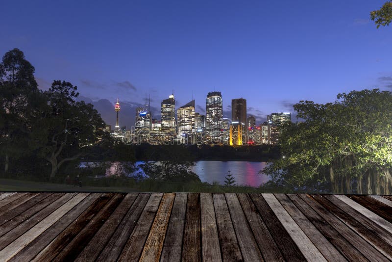 Sydney city skyline at night royalty free stock photography Sydney city skyline at night royalty free stock photography