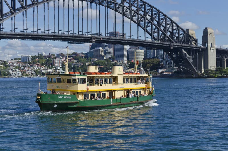 Sydney Ferry Lady Northcott Image éditorial Image du fond, flotte