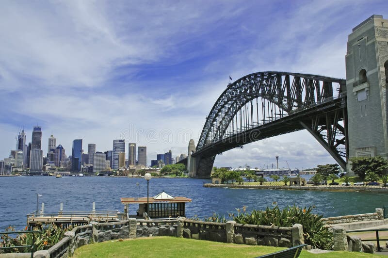 Sydney Harbour Bridge with City Skyline, Sydney Australia