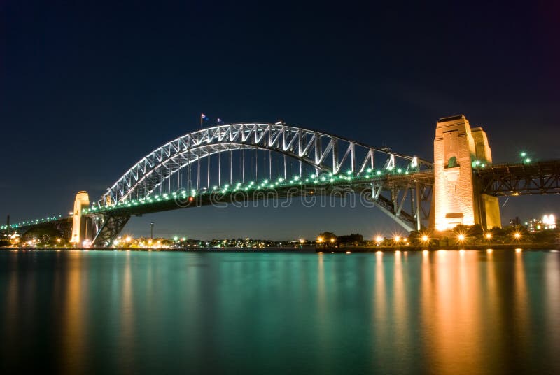 Sydney Harbour Bridge By Night