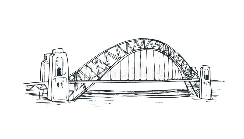One continuous line drawing Sydney Harbour... - Stock Illustration  [99509439] - PIXTA