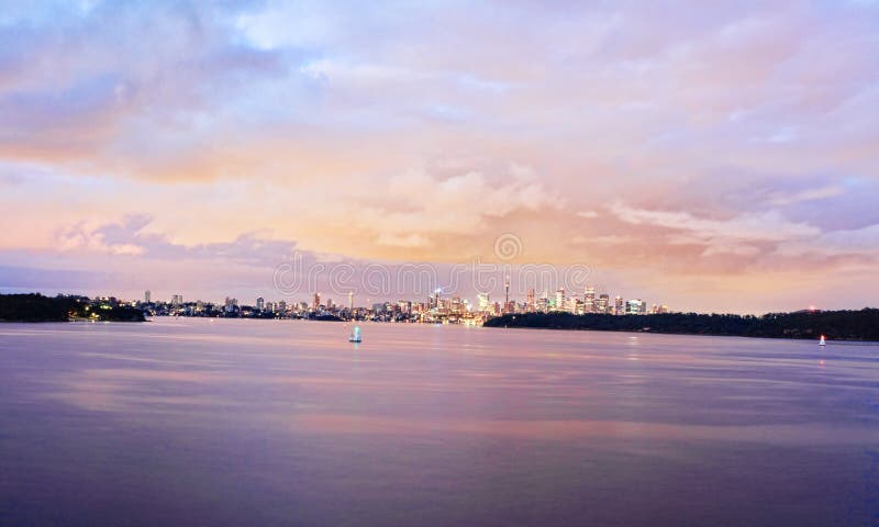 Sydney Harbour and City at Dawn