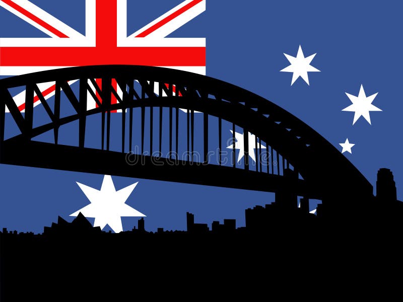 Sydney harbour mostu ilustracja wektor Sydney harbour mostu ilustracja wektor