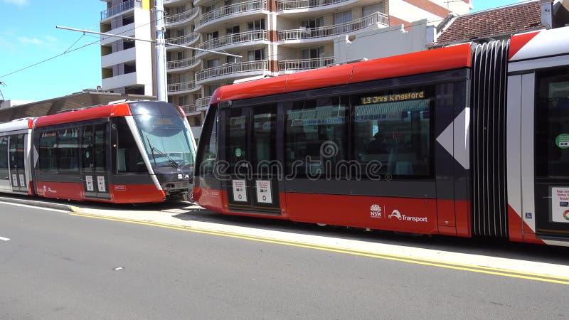 Sydney Light Rail or Tram Public Mass Transit Stock Video - Video of public, express: 246170049