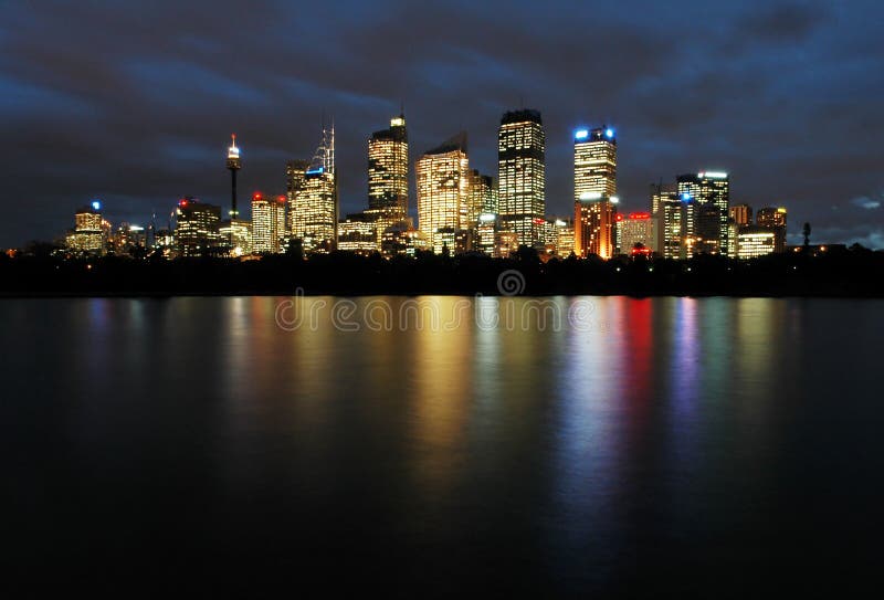 Sydney at night