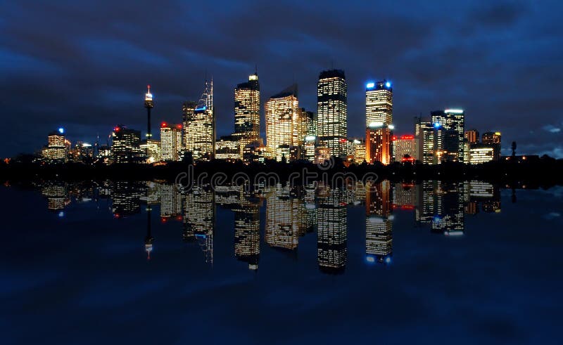 Sydney at night