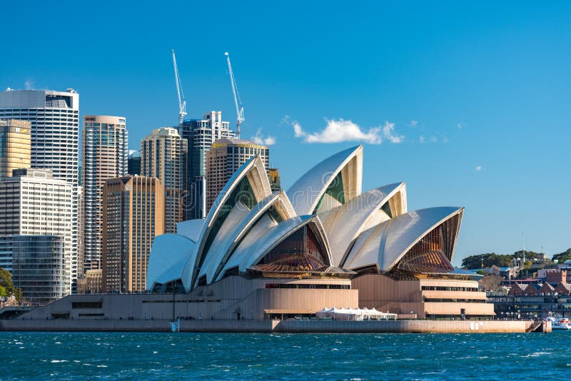 Sydney Opera House Close Up. Circular Quay, Sydney Harbour Editorial ...