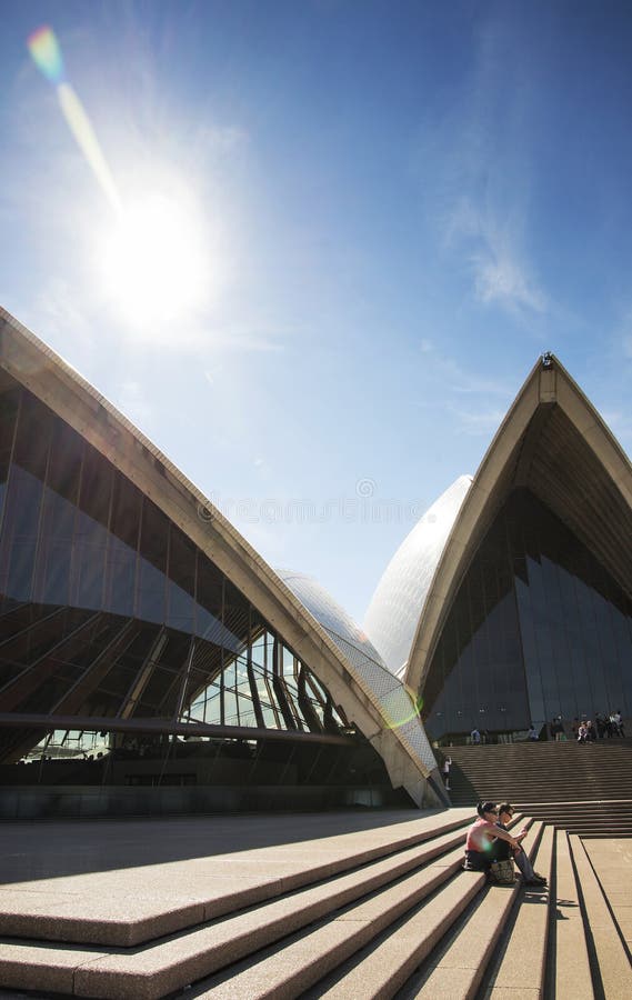 Sydney opera house detail in australia