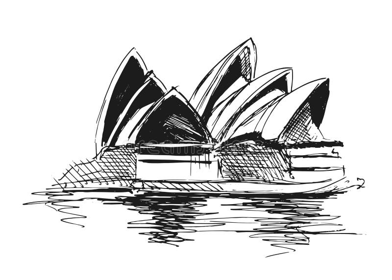 Sydney Opera House Editorial Stock Image Illustration Of