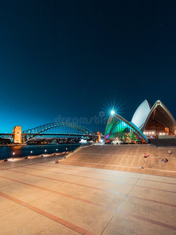 Sydney Opera House and Harbour Bridge stock image Sydney Opera House and Harbour Bridge stock image