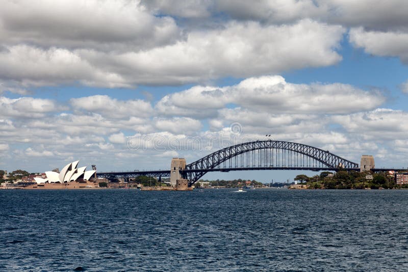 Sydney schronienia most zdjęcia royalty free