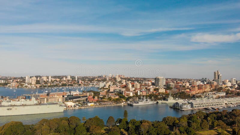 Sydney schronienia powietrzny panoramiczny widok przy zmierzchem, Nowe południowe walie, obraz stock Sydney schronienia powietrzny panoramiczny widok przy zmierzchem, Nowe południowe walie, obraz stock
