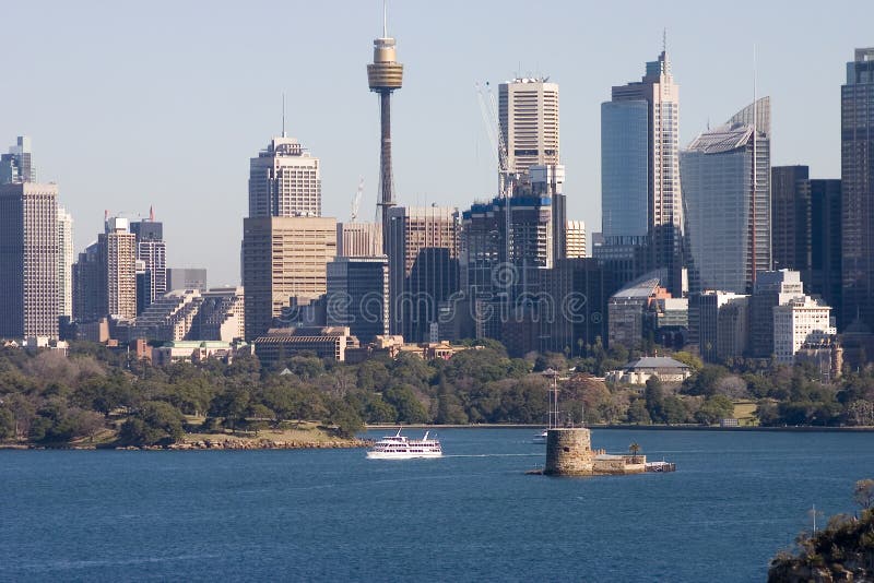 Sydney-Skyline stockbild Sydney-Skyline stockbild