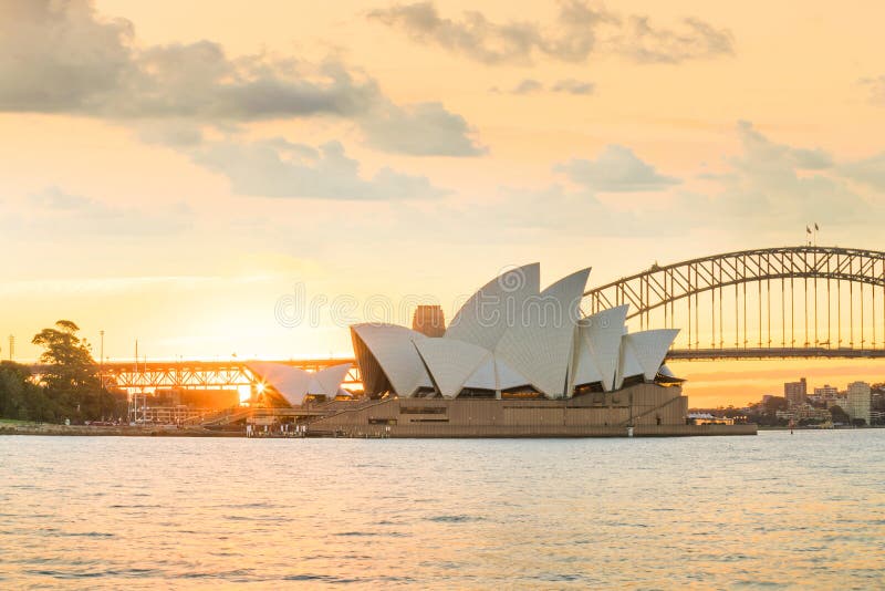 Sydney Skyline del centro fotografie stock