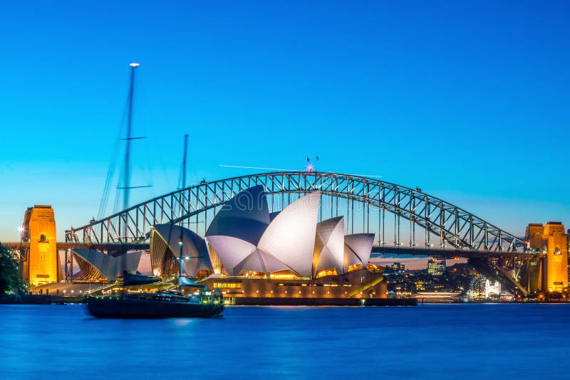 Sydney Skyline del centro immagine stock
